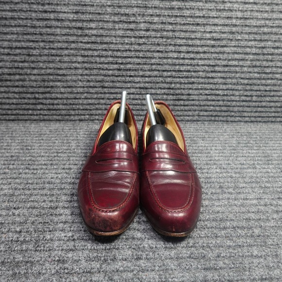 Bragano Shoes Mens 11 N Burgandy Leather Loafters Dress Shoes 2658 main image 11